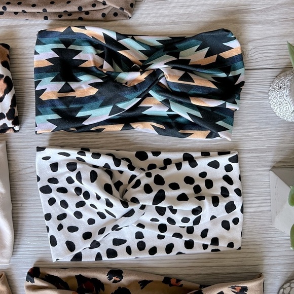BOLD headbands 9 prints and neutral colors EUC - Picture 5 of 12